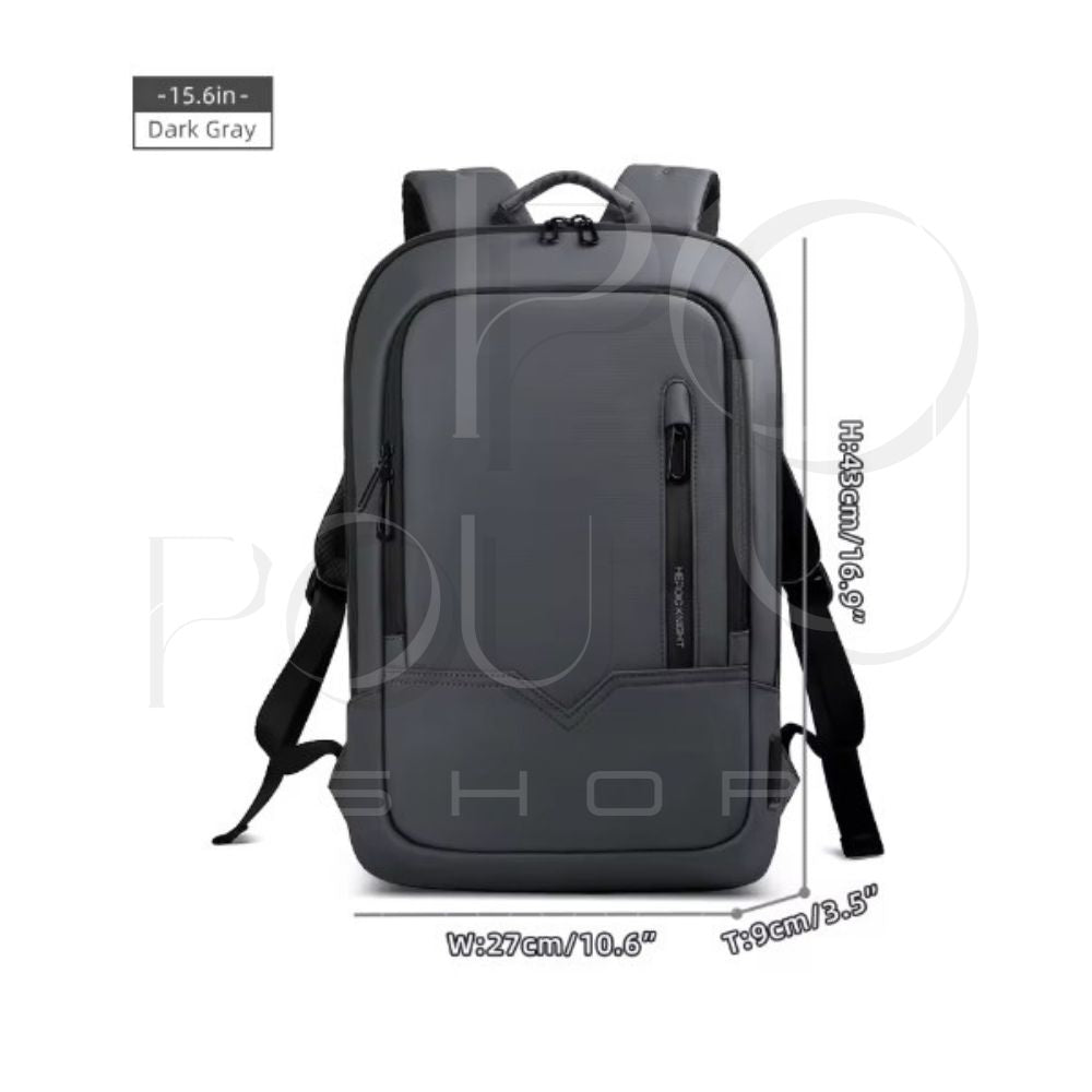 Sac à Dos d'Affaires HK15.6 | Étanche & USB | POUPOU Shop