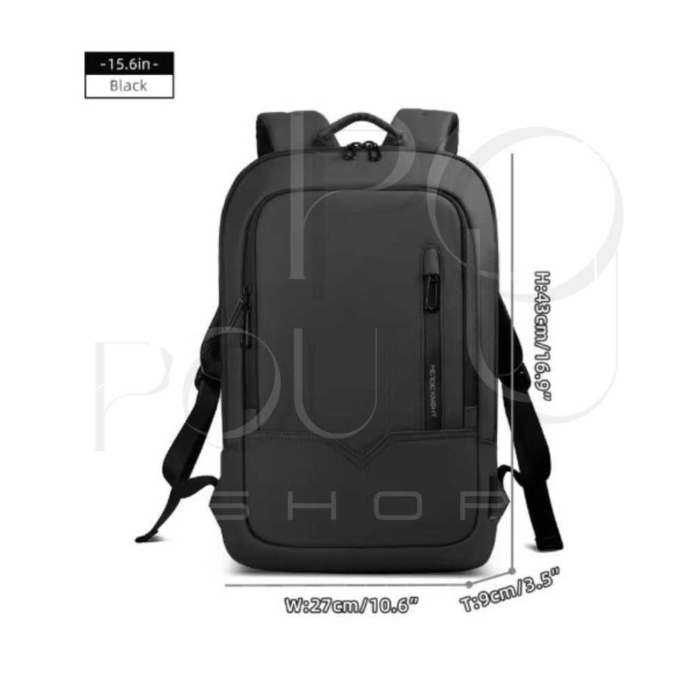 Sac à Dos d'Affaires HK15.6 | Étanche & USB | POUPOU Shop