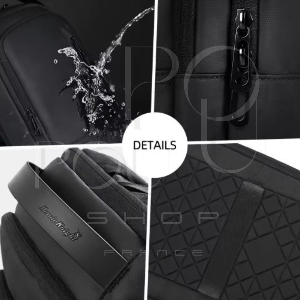 Sac à Dos d'Affaires HK15.6 | Étanche & USB | POUPOU Shop