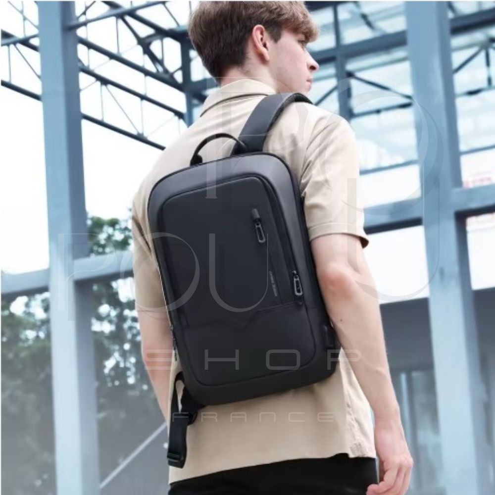 Sac à Dos d'Affaires HK15.6 | Étanche & USB | POUPOU Shop