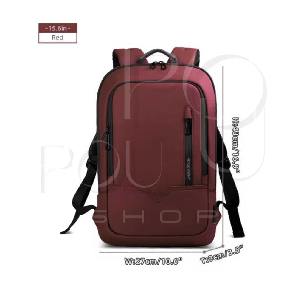 Sac à Dos d'Affaires HK15.6 | Étanche & USB | POUPOU Shop