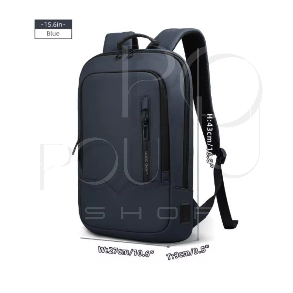 Sac à Dos d'Affaires HK15.6 | Étanche & USB | POUPOU Shop