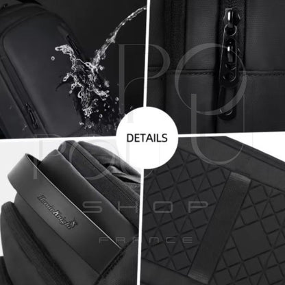 Sac à Dos d'Affaires HK15.6 | Étanche & USB | POUPOU Shop