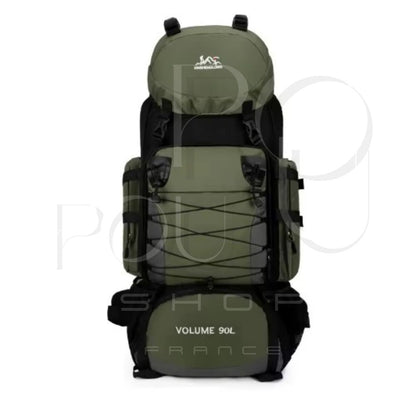 Sac à Dos 90L ARMY | Camping & Randonnée | POUPOU Shop