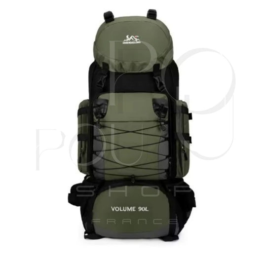 Sac à Dos 90L ARMY | Camping & Randonnée | POUPOU Shop