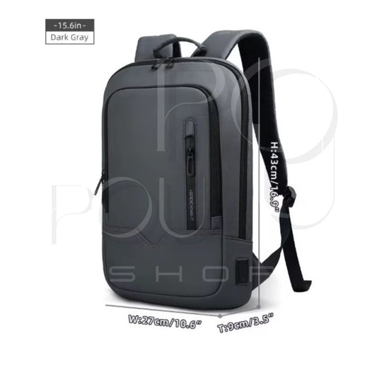 Business Backpack HK15.6 | Waterproof & USB | POUPOU Shop