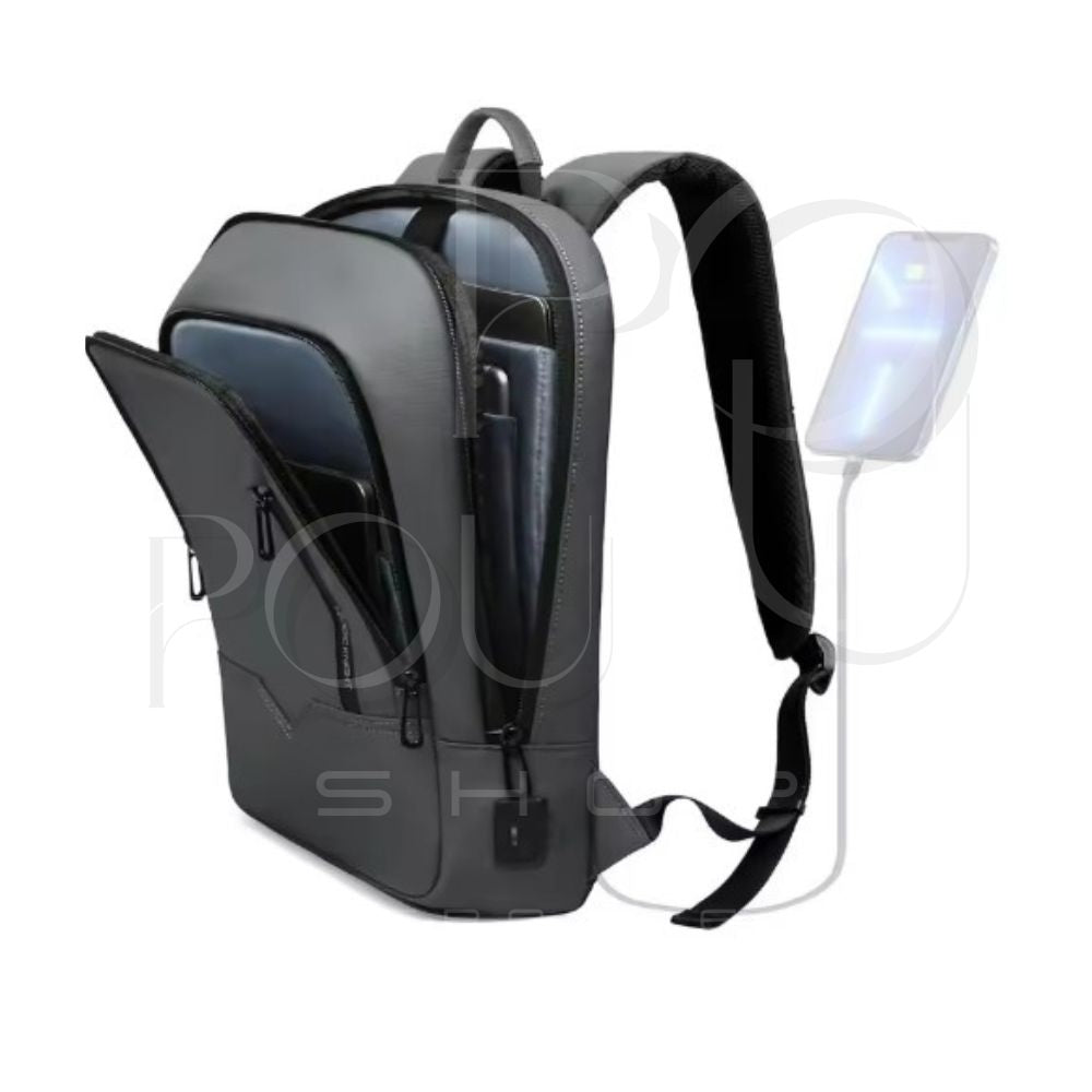 Sac à Dos d'Affaires HK15.6 | Étanche & USB | POUPOU Shop