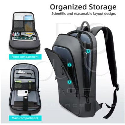 Sac à Dos d'Affaires HK15.6 | Étanche & USB | POUPOU Shop
