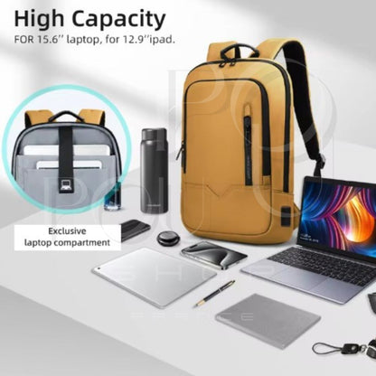 Sac à Dos d'Affaires HK15.6 | Étanche & USB | POUPOU Shop