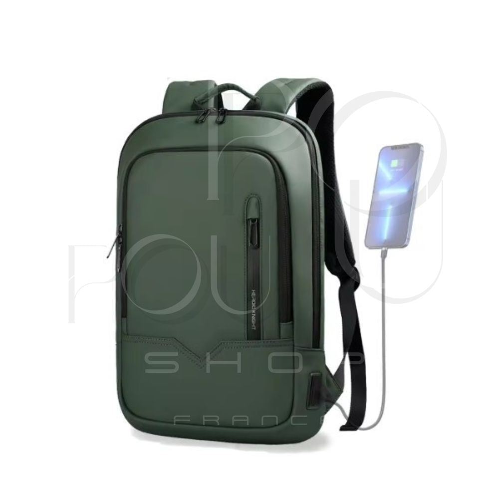 Sac à Dos d'Affaires HK15.6 | Étanche & USB | POUPOU Shop