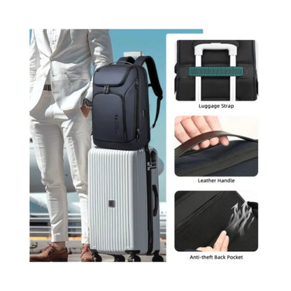 Sac à Dos d'Affaires HK | Étanche & USB | POUPOU Shop
