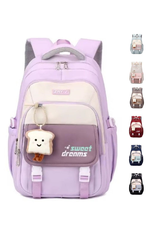 Sac à Dos d'école ZRY | Léger & Grande Capacité | POUPOU Shop